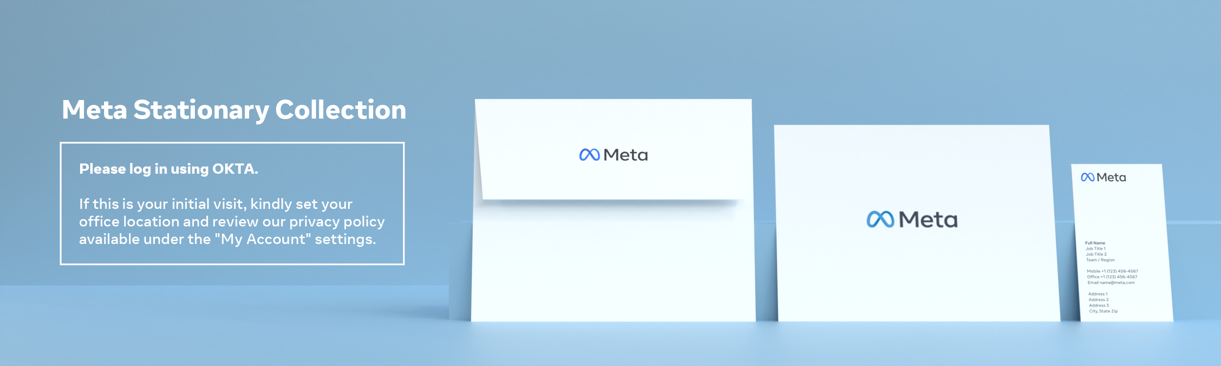 Meta Stationery - Please Sign In with nSymbio